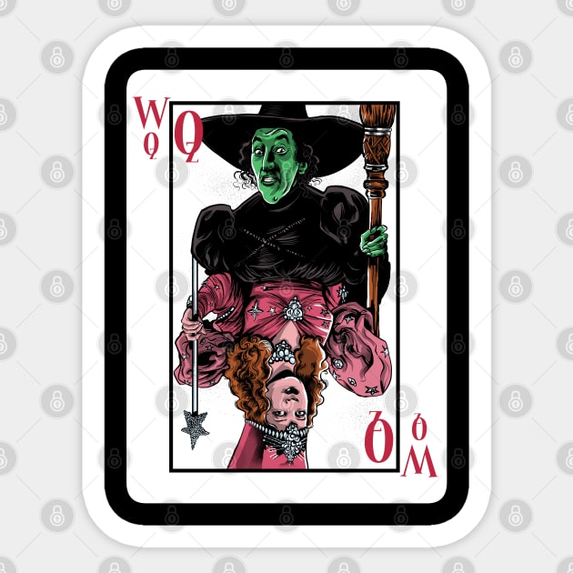 The Witches of Oz Sticker by Zascanauta